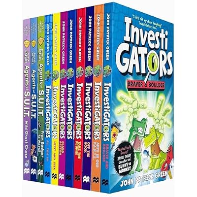 InvestiGators Series 11 Books Collection Set By John Patrick Green