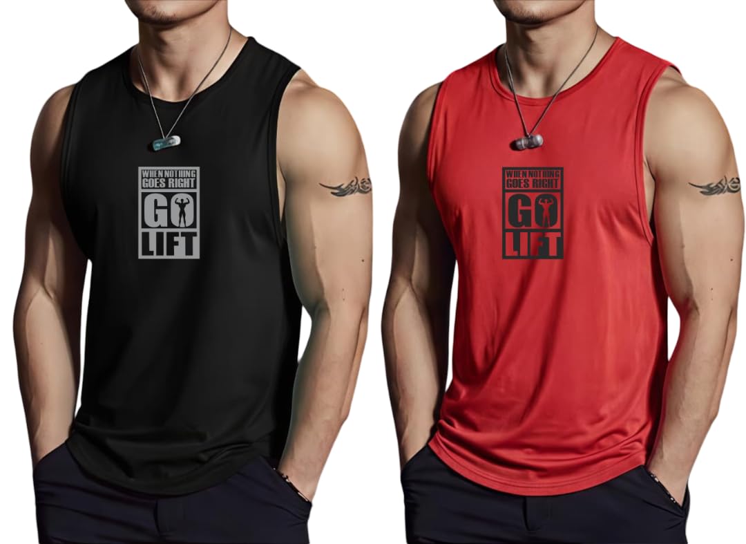 furrr Men's Polyester Regular Fit Vest - Multipurpose Sando for Gym, Running, Outdoor - Sleeveless Undershirt, Round Neck Baniyan-picture-30