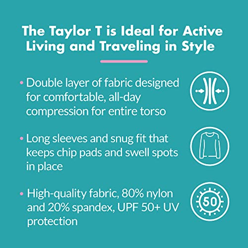 Style 914 Taylor T, Long Sleeve, Double Layered, Pockets, Compression For Underarm, Upper Chest, Abdomen and Back2