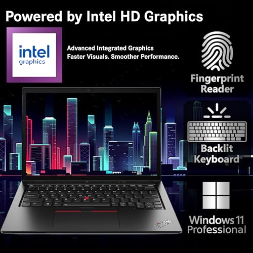 Image of Lenovo ThinkPad L13 Yoga Gen 5 2-in-1 Business Laptop 13.3 inch FHD+ Touchscreen, Intel Ultra 7 165U, 32GB DDR5 RAM, 512GB SSD, Wi-Fi 6E, FHD Webcam, Fingerprint Reader, Backlit KB, Win 11 Pro - Black