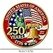USA 250th Anniversary Commemorative Coin 1776–2026 with Premium Gift Box, America 250 Collectible Challenge Coin, 250 Years of Freedom Patriotic Display Coin, America 250th Birthday Gift