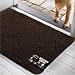 Gorilla Grip Original Indoor Durable Chenille Doormat, 60x36, Absorbent Machine Washable Inside Mats, Low-Profile Rug Doormats for Entry, Mud Room Mat, Back Door, High Traffic Areas, Brown