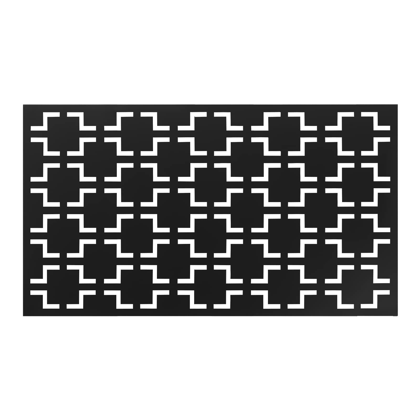 Panneau décoratif pour la confidentialité, paravent pour intérieur et extérieur, cloison, 60 x 117 cm, séparateur creux en métal, pour terrasses décoratives (1, modèle B)
