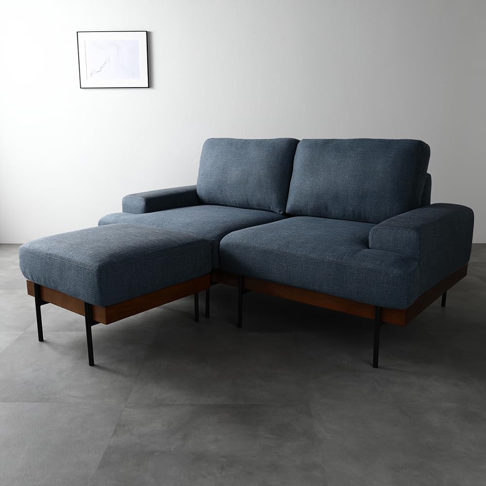 Amazon.co.jp: RASIK ソファー 2.5人掛け オットマンセット L字