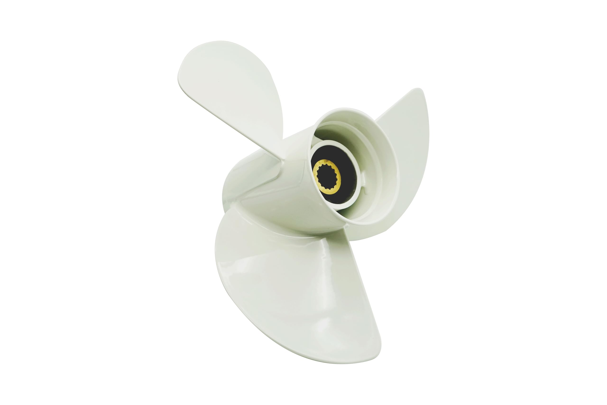 BOLT&GYRE Outboard Boat Propeller OEM Aluminum, Fit Yamaha Engines 60-130HP, 15 Spline Tooth (13 1/2 x 15-K) (13 1/2 x 15-K)