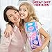 ArtCreativity Princess Bubble Wand for Kids, Light Up Bubble Blower Maker Machine with LED & Sounds, Toddler Bubbles Toy, Fluid Solution Included, Great Gift Idea, Princess Toy Party Favor for Kids