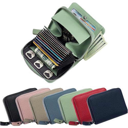 Joyfullygo Wallet, Unisex Pebble Leather Wallet, Women Short Genuine Leather Purse with Coin Holder & Cash Slots (white -l)4