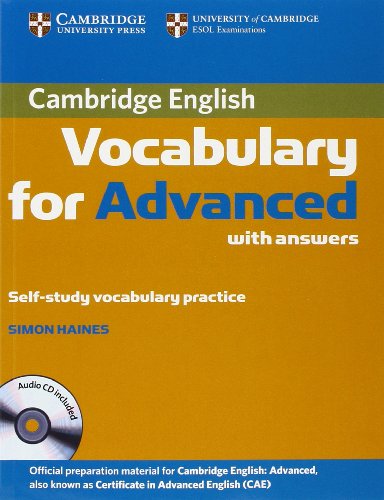 Cambridge Vocabulary for Advanced with Answers and Audio CD (Cambridge English)