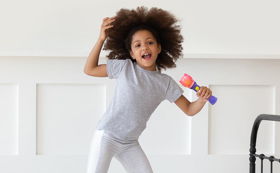 Image of Gabbys Dollhouse Toy Microphone for Kids with Built-in Music, Toddler Toys