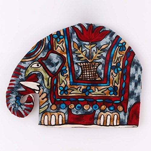 Elephant Quilted Tea Cozy/Embroidered French press cosy/Teapot/cafetière/coffee plunger/kettle/percolator/server/pot/carafe/animal cozy/ *** Free Delivery***