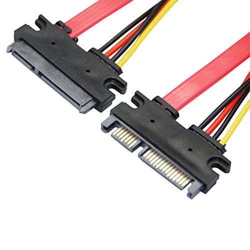Amazon.co.jp: Cyberplugs SATA 延長ケーブル 100cm 7ピン+SATA電源15