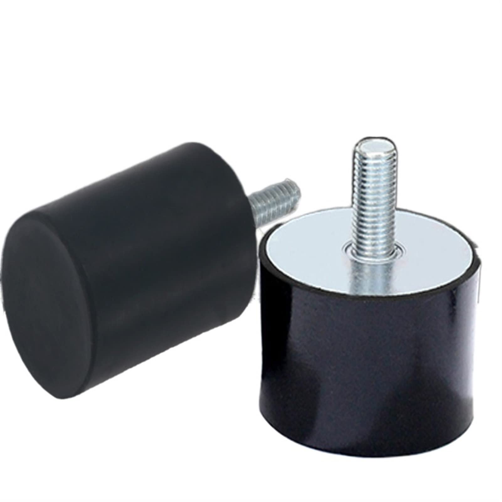 Goujons en caoutchouc isolateur de choc, bague de goujon 4 pièces supports filetés, amortisseur M8 Anti-Vibration fileté cylindrique(M8 40 * 30mm)