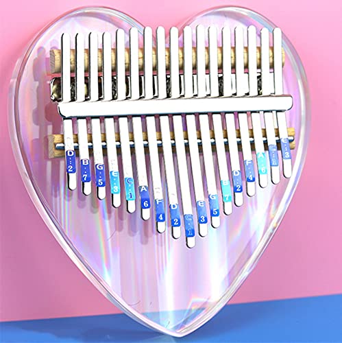 Kalimba 17 clés arc-en-ciel en acrylique Kalimbas Note sculptée Pouce Piano Starter Kalimba Piano avec autocollant… - Les Beatles, Paul McCartney, John Lennon, RIngo Starr, George Harrison Kalimba 17 clés arc-en-ciel en acrylique Kalimbas Note sculptée Pouce Piano Starter Kalimba Piano avec autocollant…