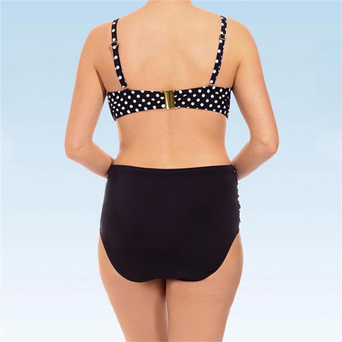 Polka Dot Bikinis Set Spaghetti Strap Plus Size Bathers 4XL 5XL Brazilian Swimwear Lady Oversize Swimming Costume