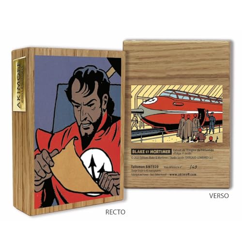 Talisman Akimoff Blake et Mortimer décor de bibliothèque BD 2023