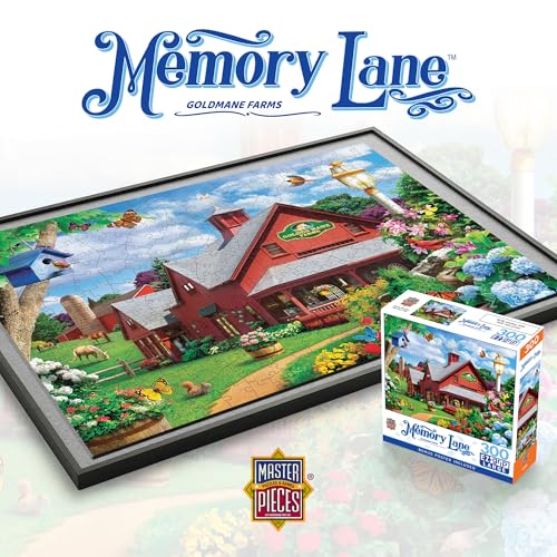 Image of Masterpieces 300 Piece EZ Grip Jigsaw Puzzle - Goldmane Farms - 18 inchx24 inch