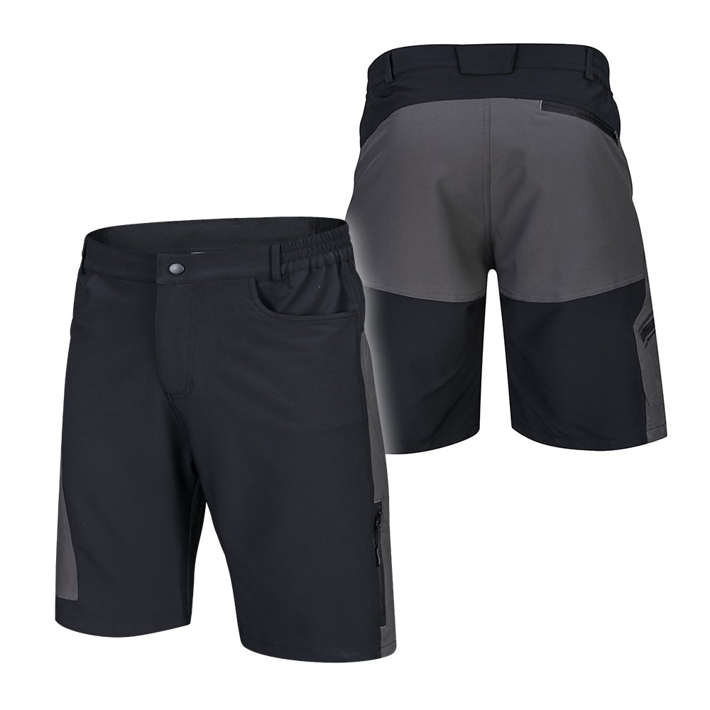 TOMSHOO Pantaloncini MTB Uomo, Pantaloncini Ciclismo Biciclette, Bici MTB Pantaloni Traspirante Shorts per Ciclismo da Corsa All'aperto