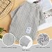 Winmany Pullover für kleine und mittelgroße Hunde und Katzen, Rollkragenkleidung, Chihuahua, Yorkie, Welpen, einfarbig, Grau, Größe M