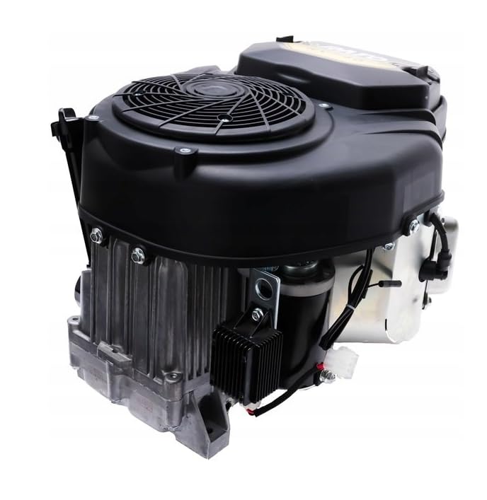 RATO RV740D silnik benzynowy 25 KM do traktora trawnikowego, V-Twin 739 cm³, wał pionowy 25,4 x 80 mm, OHV, 4-suwowy rozrusznik elektryczny, chłodzenie powietrzem, zapłon TCI