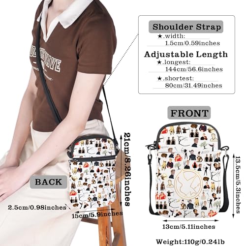 CMNIM TV Show Series Merch Bird Game Inspired Crossbody Bag Game Fans Gifts Movie Characters Adjustable Shoulder Messenger Purse Bag4