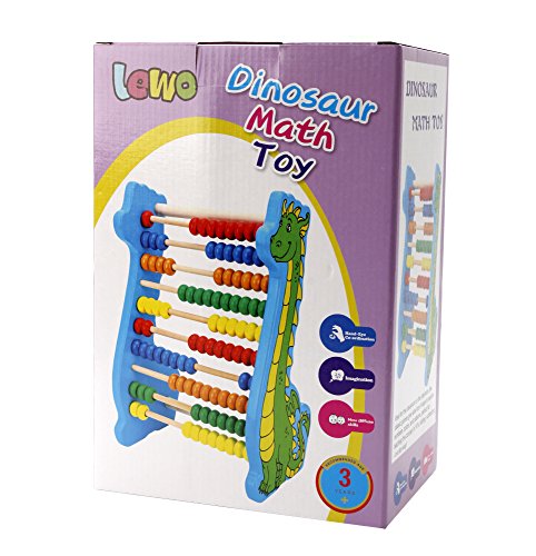 Lewo Wooden Abacus Classic Math Educational Counting Toys with 100 Beads - Thumbnail 5