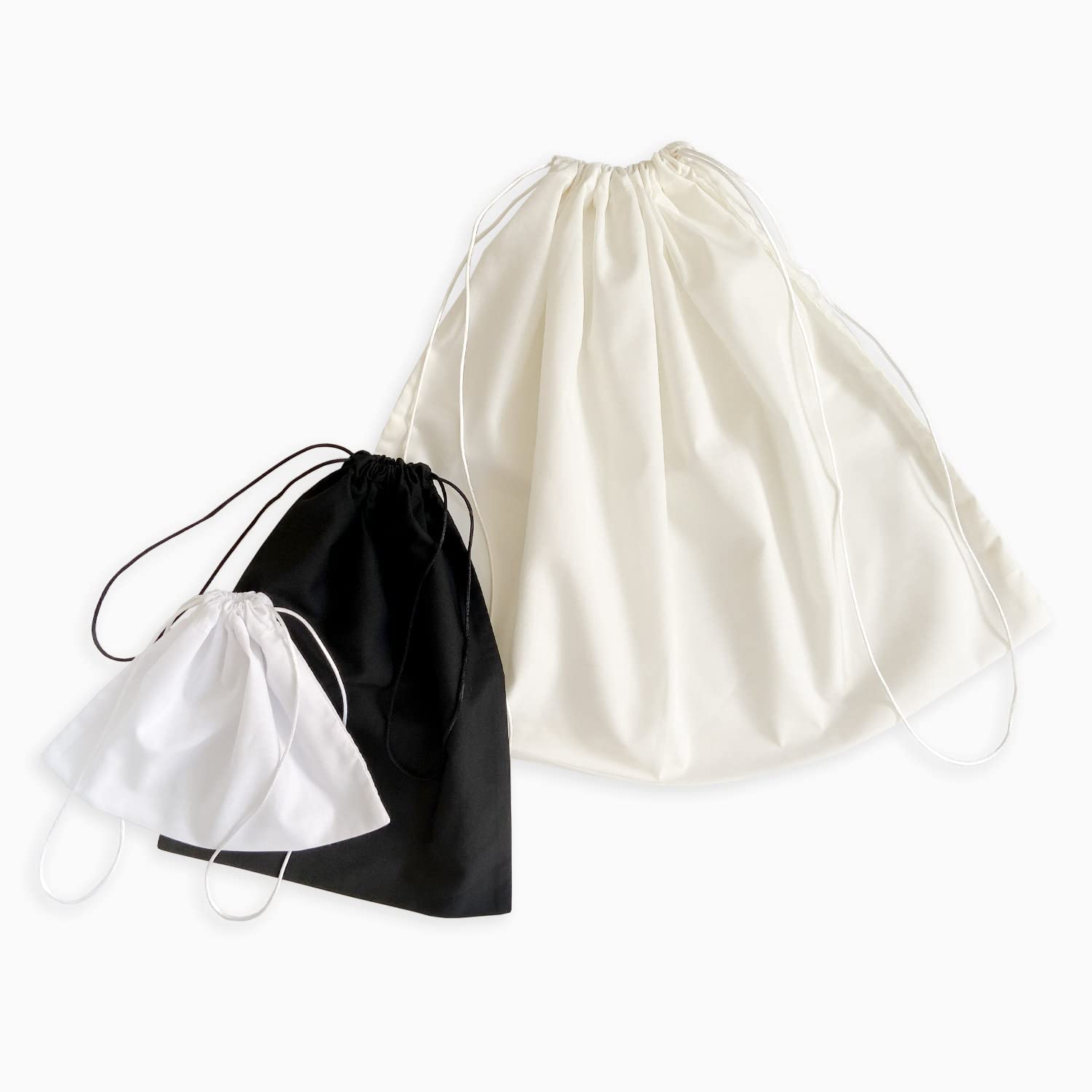 Amberjack White Dust Bag 3 Medium Organic Cotton Dust Bags main image 3