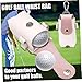 Yardwe 4pcs Golf Storage Bag Portable Pu Hanging Golf Pouch Clip for Easy Carrying Lightweight and Practical Golfer Accessory