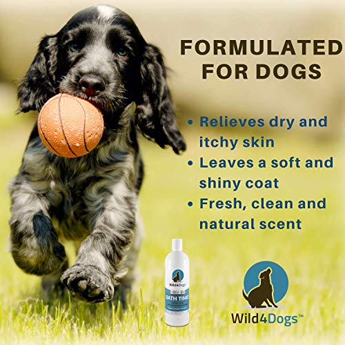Wild 4 Dogs Premium Oatmeal & Aloe Shampoo for Dogs and Puppies - for a Fresh and Clean Dog - Natural Ingredients, No… - Image 4