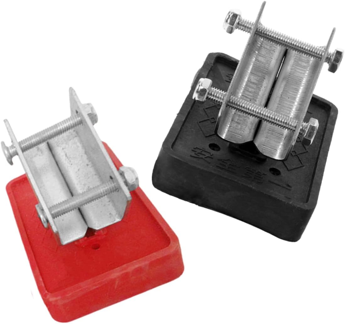 6pcs Ladder Foot Pads Non- Replacement Cushions for Stability Thickened Rubber Skid Mat for Ladder Feet and