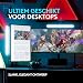 Logitech G Litra Beam Premium-LED-Gaming-Hauptlicht mit TrueSoft, verstellbares Tischstativ, Einstellungen für Helligkeit/Farbtemperatur, Desktop-App-Steuerung für PC/Mac – Grafit