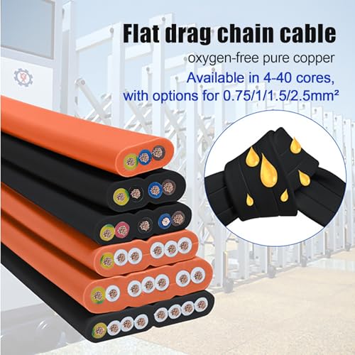 Câble flexible de commande plat résistant de -15°C à 80°C pour atelier - 2