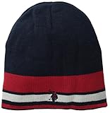 U.S. Polo Assn. Men's Reversible Striped Beanie