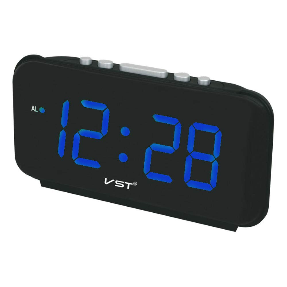 Reloj de mesa de plástico moderno LED digital con pantalla grande y números grandes