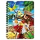 3D LiveLife Jotter - Pirateninsel von Deluxebase. Linsenförmiges 3D Tropical A6 Spiral-Notizbuch. Liniertes Notizbuch mit Kunstwerken, die vom bekannten Künstler Michael Searle lizenziert wurden