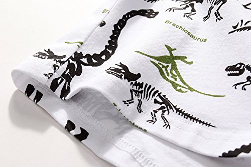 Image of Julylee Girls Cotton Pink Sweatshirts Hoodie Dinosaur Printed Tops