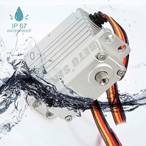 Betu 55Kg Brushless Servo, High Speed And High Torque Servo, Waterpoof Servo Made By Full Aluminum Case And Stainless Steel Gear #TOP2