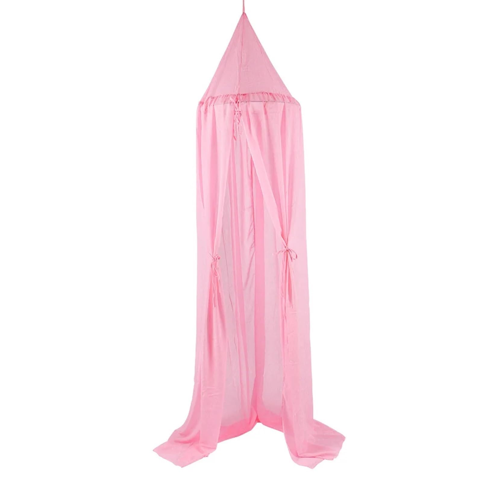 CGUOHU 50 * 240cm Mosquito Net Chiffon Kids Princess Bed Canopy Bedcover Curtain Bedding Dome Ceiling Tent For Bed(Pink)