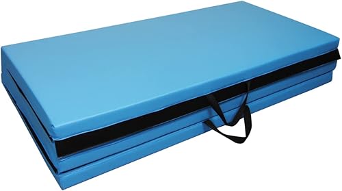 Miniatura 8 de PRISP Tapete de gimnasia plegable de 4 x 10 pies, tapete grande de gimnasio para el hogar, 2 pulgadas de grosor