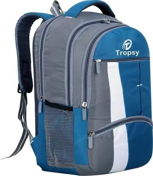 New Bag Spacious 35L Laptop Backpack with Padded Sleeve for Study Work Travel Essentials Red-image-17