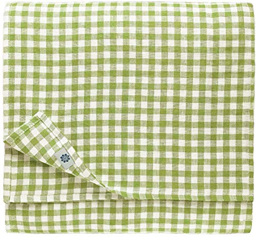Linen & Cotton Gingham Tablecloth Estella, 100% Linen
