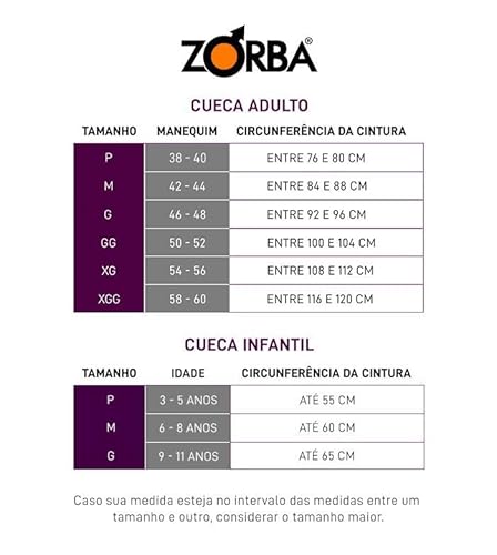 Kit 3 Cuecas Zorba Slip Modal 688 Pto/Chu/Mho - G