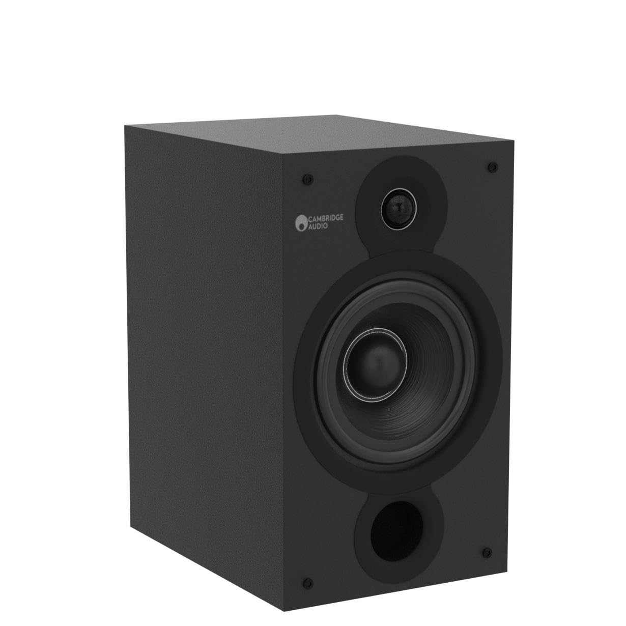 Cambridge Audio SX60 - Par de Altavoces pasivos con Cable para Sistema de Cine en casa o HiFi - Optimizados para una Respuesta de frecuencia Suave y Uniforme - Negro Mate