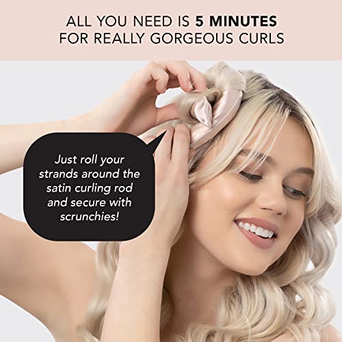 image for Kitsch Heatless Hair Curler for Overnight Curls - 6 pcs Satin Flexi Ro