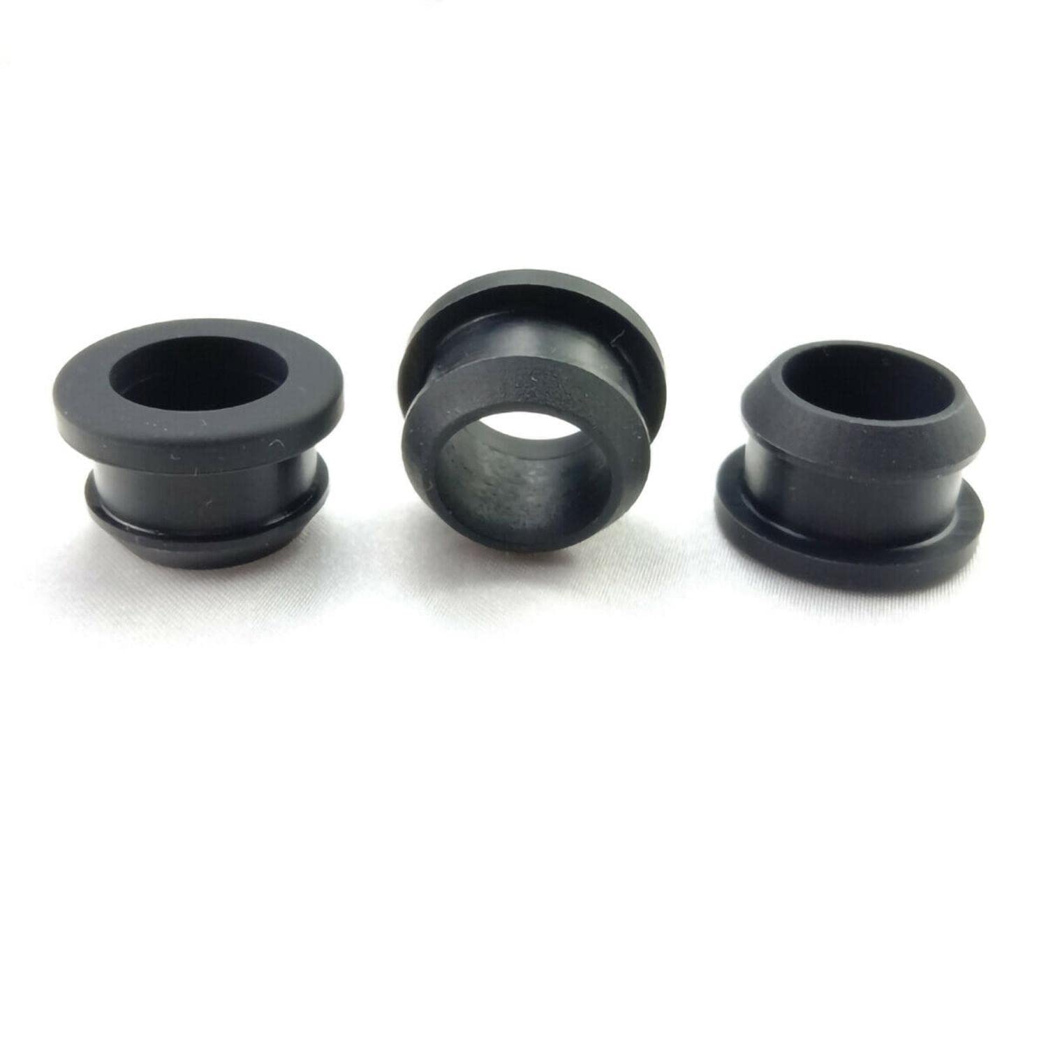 Silikon-Gummi-Lochkappen – Gummistopfen für Kunststofflöcher, 12 mm (Bohrung 9 mm), 10 Stück
