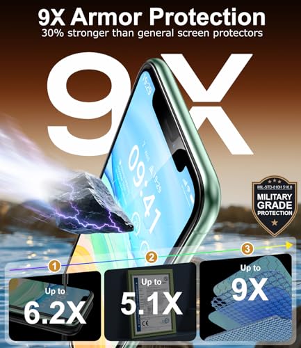 Image of BossKiss for iPhone 11 /iPhone XR Screen Protector, TOP 9H Hardness Military Grade Shatterproof HD Tempered Glass, Full Coverage Anti-Scratch Easy Installation Case Friendly 2 Pack