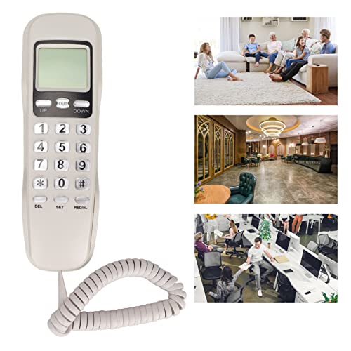 Téléphone filaire Elprico fixe écran LCD fonction REDIAL - 6