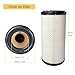 P822768 P822769 Air Filter Kit RE68048 RE68049 46489 46490 Compatible with John Deere 5103 5105 5200 5203 5205 5210 5300 5036D 110 3120 3203 3320 3520 3720 4105 3720 Tractor
