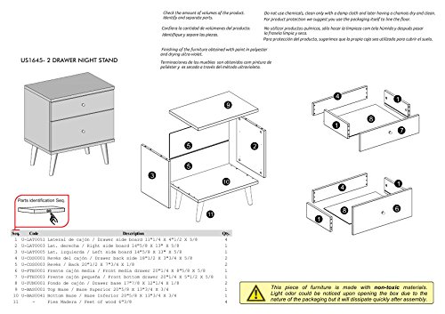 Midtown Concept 3-Drawer Dresser, Sand #TOP3