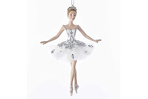 Kurt Adler Snow Queen Ballerina Nutcracker Christmas Ornament