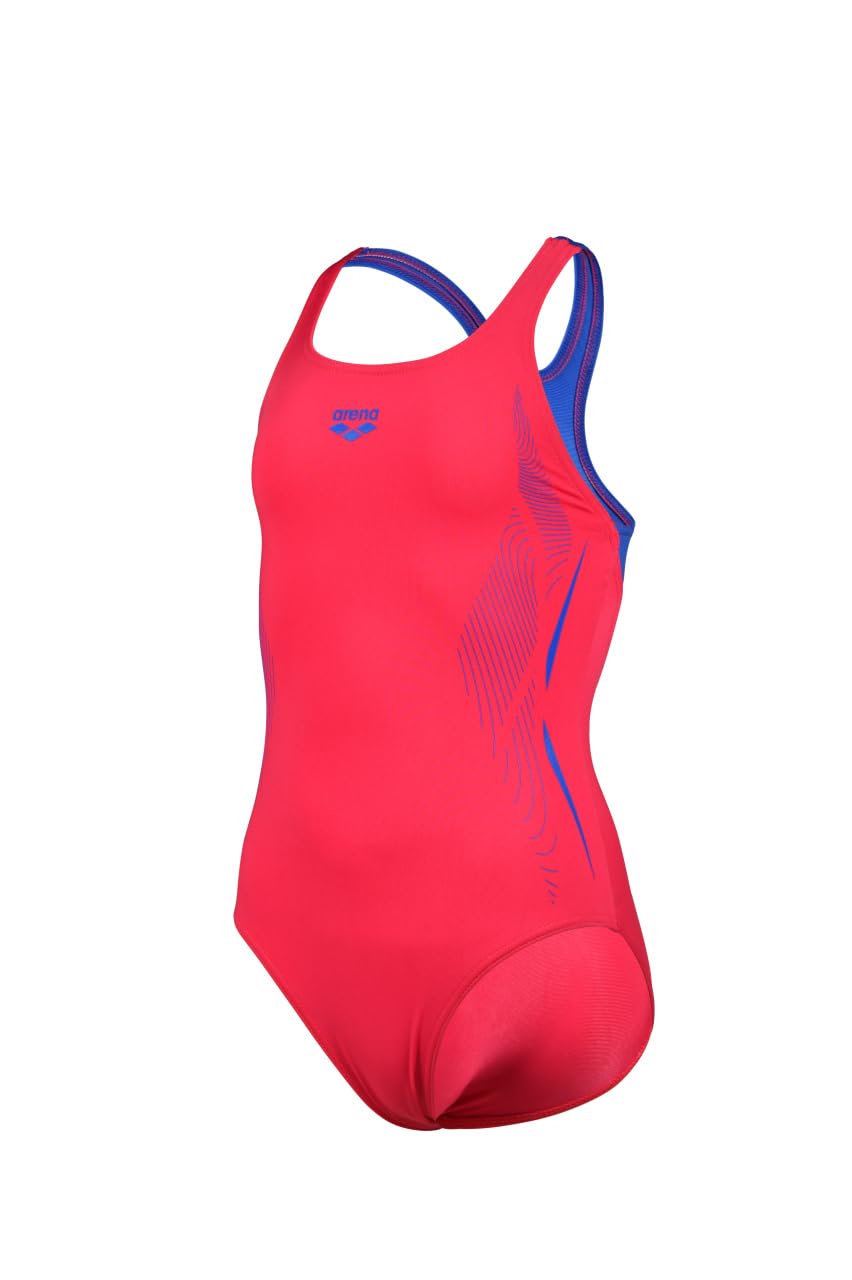 ARENA Girl's Swimsuit Swim PRO Back Graphic Intero Bambine e Ragazze (Pacco da 1)
